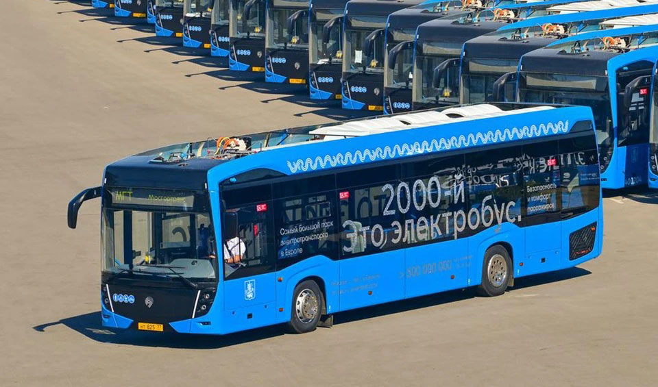 Москва стала лидером в Европе по числу электробусов