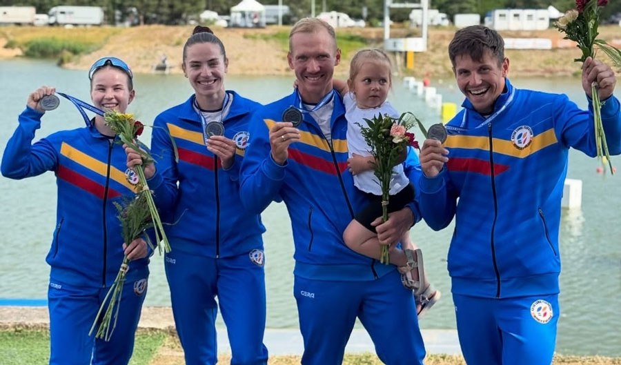 Moldovan canoeists won five medals at the European Championship